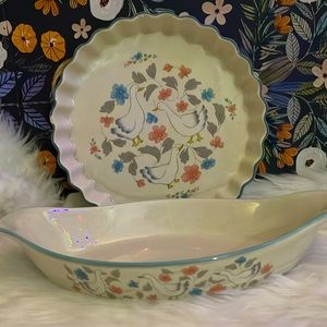 Country Classics Geese Baking Dishes